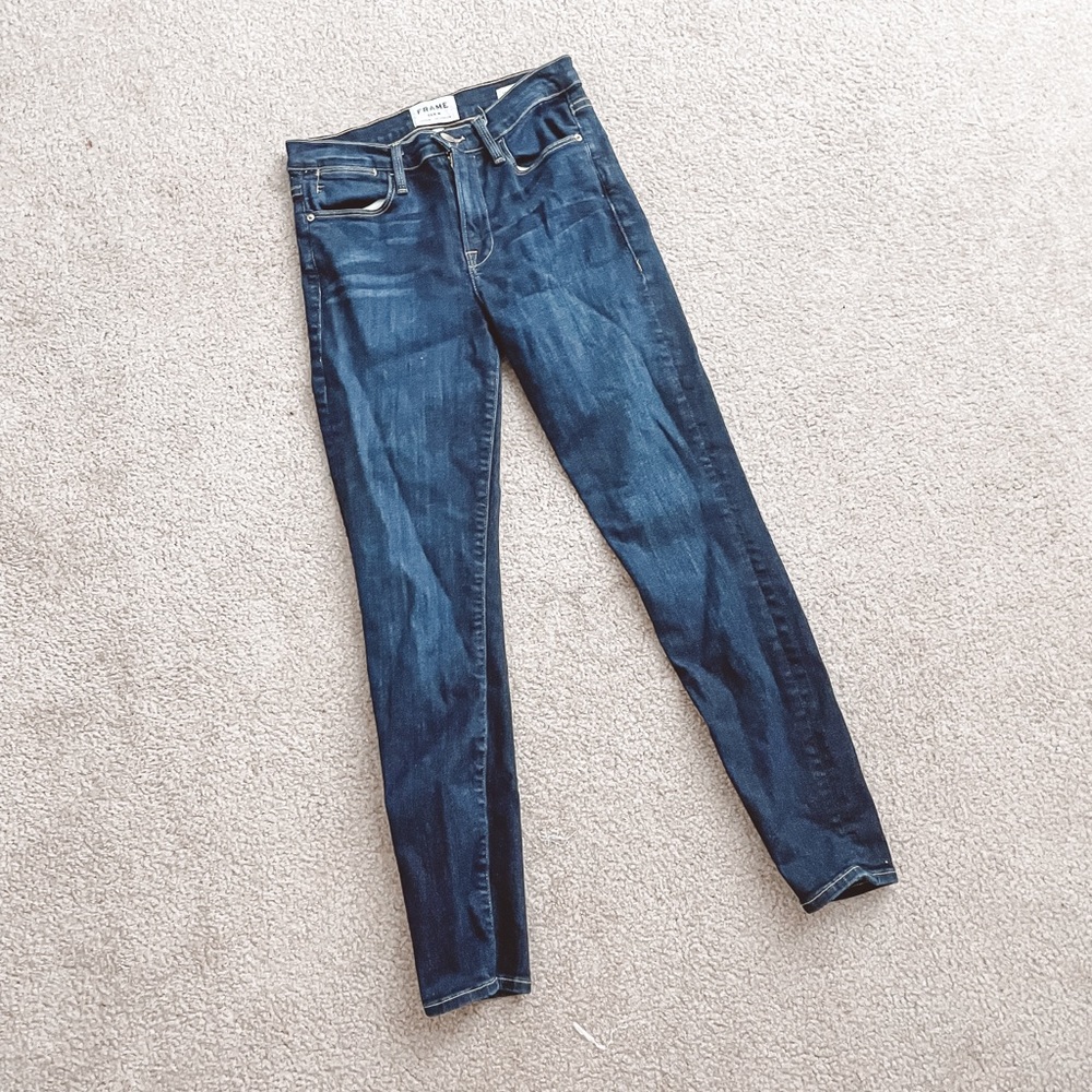 Frame le high skinny crop high rise skinny jeans - Picture 2 of 7